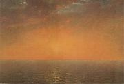 John Frederick Kensett Sonnenuntergang am Meer oil painting reproduction